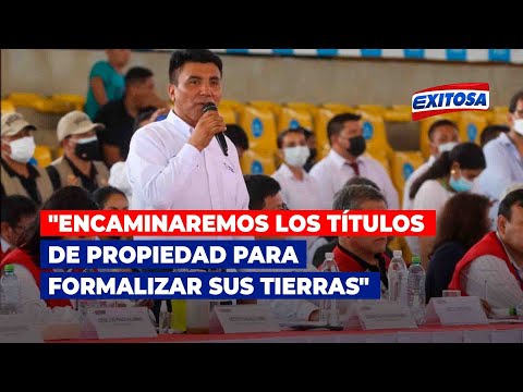 Óscar Zea a productores: Encaminaremos los títulos de propiedad para formalizar sus tierras