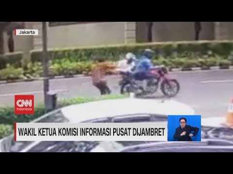 Detik detik Wakil Ketua Komisi Informasi Pusat Dijambret