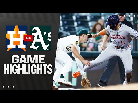 Astros vs. As Game Highlights (6/17/25) | MLB Highlights