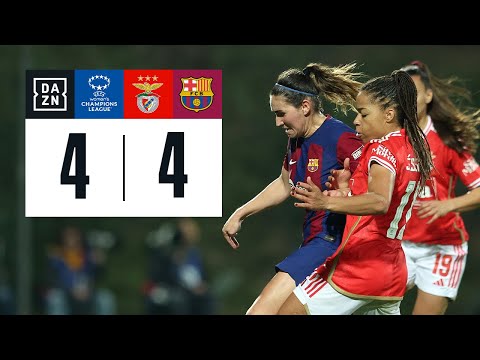 Benfica vs FC Barcelona (4-4) | Resumen y goles | UEFA Women's Champions League 2023-24