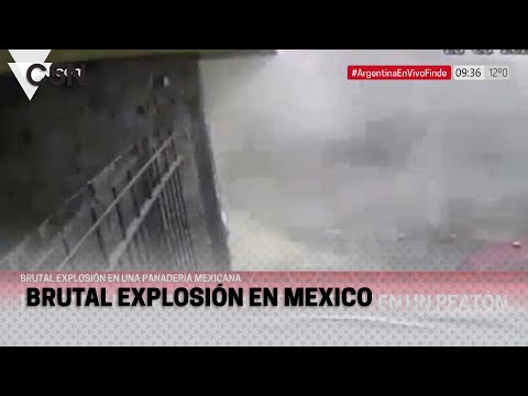 BRUTAL EXPLOSIÓN en una PANADERÍA MEXICANA