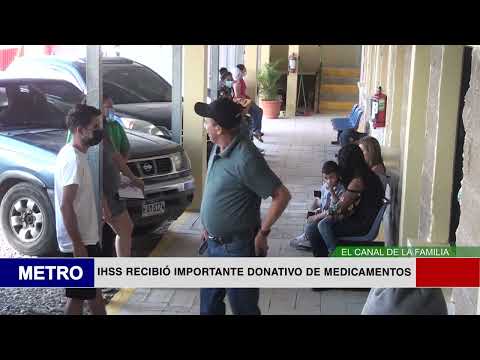 IHSS RECIBIÓ IMPORTANTE DONATIVO DE MEDICAMENTOS