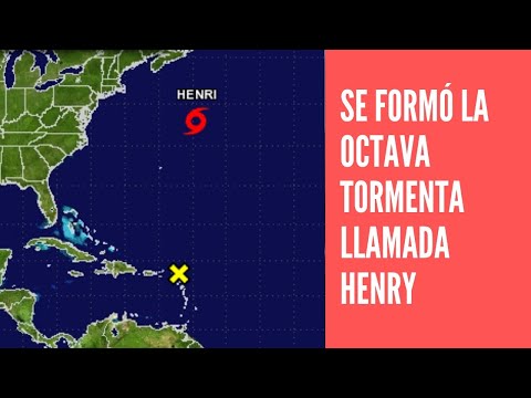 Se forma Henri, la octava tormenta tropical de la temporada
