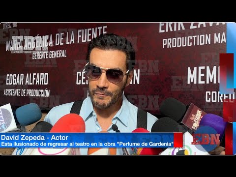 DAVID ZEPEDA NIEGA EGOS EN PERFUME DE GARDENIA  asegura que todos se llevan bien y no hay celos