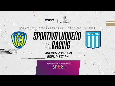 Sportivo Luqueño VS. Racing - Copa CONMEBOL Sudamericana 2024 - ESPN PROMO
