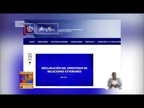 Cuba: Declaración del MINREX sobre situación en Haití