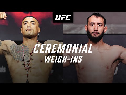 UFC Perth: Ceremonial Weigh-In