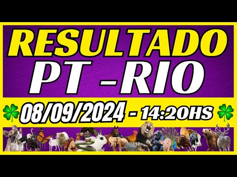 Resultado do jogo do bicho ao vivo PT - LOOK - 14HS 08-09-2024 xerifao jb ao vivo