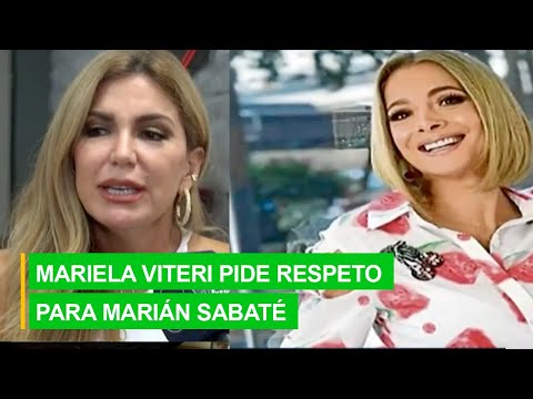 Mariela Viteri pide respeto para Marián Sabaté | LHDF | Ecuavisa