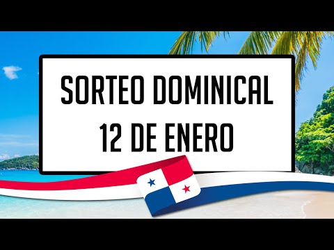 Resultados Lotería de Panamá Domingo 12 de Enero de 2025 - Lotería nacional de Panamá de hoy