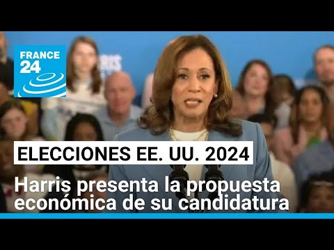 La candidata demócrata Kamala Harris presentó su propuesta económica para Estados Unidos