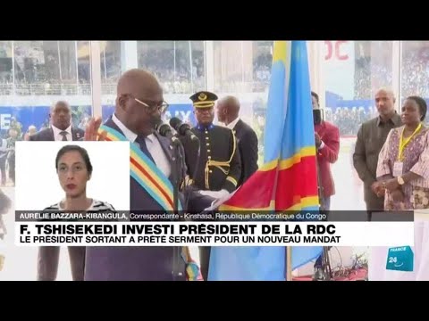 RDC : largement réélu, Félix Tshisekedi prête serment pour un second mandat • FRANCE 24
