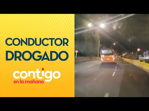 IMAGEN IMPRESIONANTE: Conductor de Red drogado arrasó con postes y autos - Contigo en la Mañana