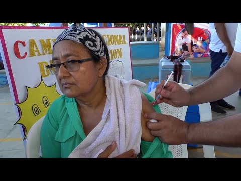 Jornada de vacunación en Rivas tiene buena aceptación entre la población