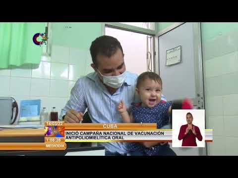 Cuba: Inició Campaña Nacional de Vacunación Antipoliomelítica Oral