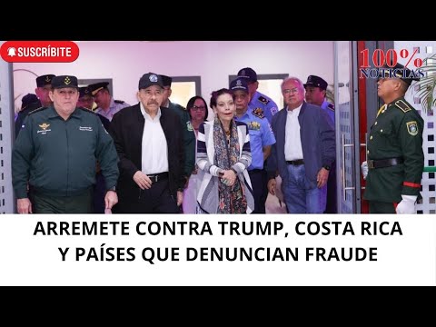 Ortega arremete contra Trump, Costa Rica y países que no reconocen resultados en Venezuela