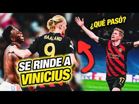 VINICIUS DESTRUYE A HAALAND  y DE BRUYNE SALVA a GUARDIOLA / REAL MADRID 1-1 MANCHESTER CITY