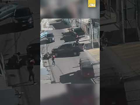 Video muestra captura de supuesto extorsionador en Tegucigalpa #oncenoticias #on