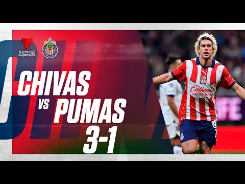 Highlights & Goles | Guadalajara vs Pumas 3-1 | Telemundo Deportes