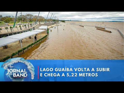 Lago Guaíba volta a subir e atinge a marca de 5,22 metros