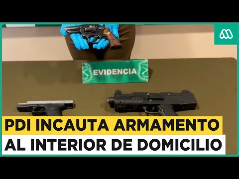PDI incauta armamento al interior de casa en Pedro Aguirre Cerda
