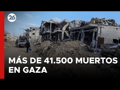 Ascienden a más de 41.500 los muertos por la ofensiva militar de Israel contra Gaza