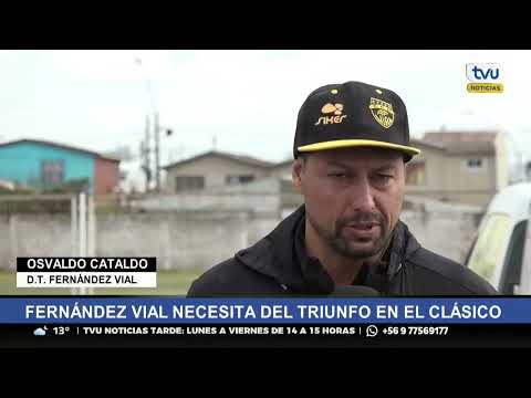 Fernández Vial se prepara para el clásico penquista contra Deportes Concepción