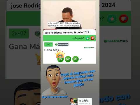 yo soy José Rodríguez numeros felicidades cayó el segundo bendiciones mis fieles seguidores