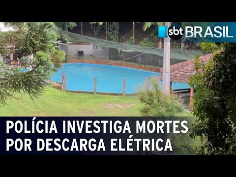 Polícia ouve dono de chácara onde pessoas morreram eletrocutadas em piscina | SBT Brasil (06/02/24)