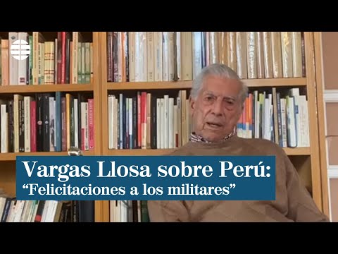 Mario Vargas Llosa lanza un vídeo dando su opinión sobre la situación de Perú