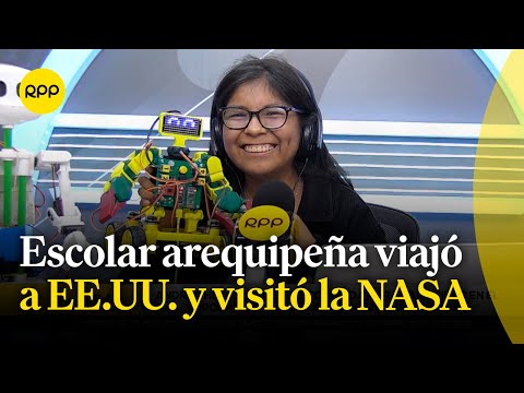 Estudiante arequipeña visitó instalaciones de la NASA gracias al programa Ella es Astronauta