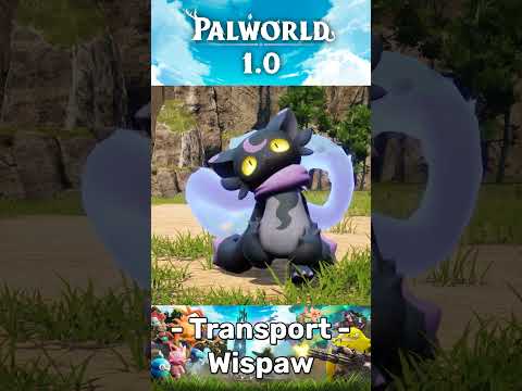 Each Pal has their own method of transporting items📦️
