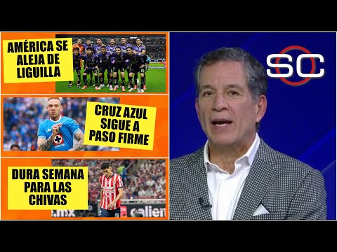 Al AMÉRICA se le acaba el tiempo. CRUZ AZUL sigue INTRATABLE y CHIVAS sufre con Gago | SportsCenter