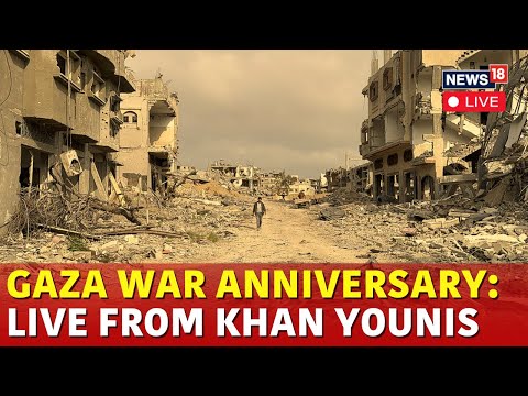 Israel Vs Hamas LIVE | Gaza Is In Ruins After Israel's Yearlong Offensive | Live News | N18G