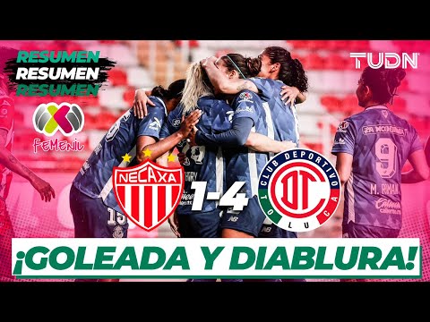 Resumen y goles | Necaxa 1-4 Toluca | Liga Mx Femenil AP2024-J12 | TUDN