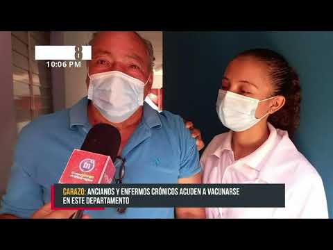 Caraceños acuden a vacunarse contra la COVID-19 de forma voluntaria - Nicaragua