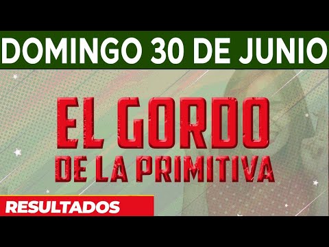 Resultado del sorteo El Gordo de la Primitiva del Domingo 30 de Junio del 2024.