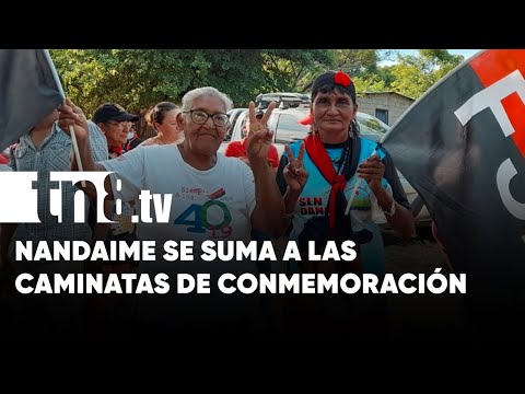 Nandaime realiza caminata para conmemorar a sus héroes y mártires - Nicaragua