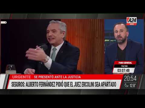 CAUSA SEGUROS: Alberto Fernández pidió que el juez Ercolini sea apartado