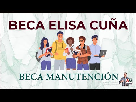 ¡YA ESTA la CONVOCATORIA para la BECA de Manutención Elisa Acuña