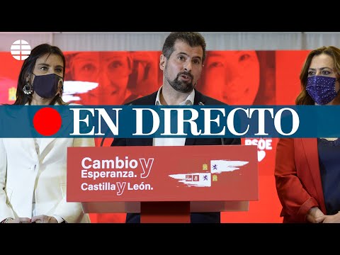 DIRECTO | Rueda de prensa del PSOE para valorar los resultados de las elecciones de CyL