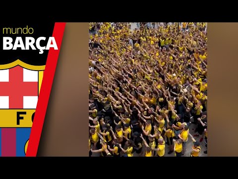 BARÇA-YOUNG BOYS: La afición del Young Boys toma las calles de BARCELONA | CHAMPIONS LEAGUE