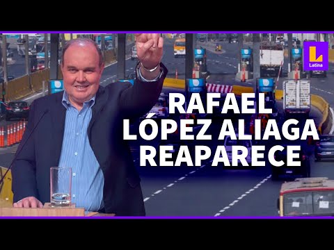 Rafael López Aliaga reaparece tras varios días y anuncia que aún no hay solución para peajes