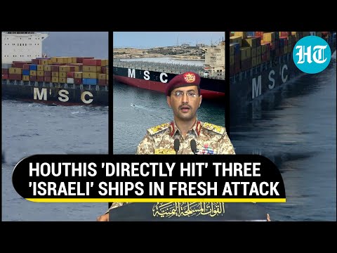 Iran-linked Houthis Strike Again; Rain Missiles & Drones On Three 'Israeli' Ships In Three Days