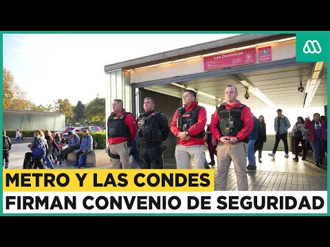 Las Condes y Metro firman convenio frente al comercio ambulante