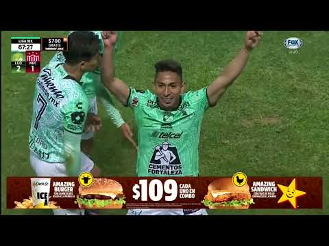 Gol de Ángel Mena | León 2-1 Necaxa | Liga BBVA MX - Clausura 2023 - Jornada 2