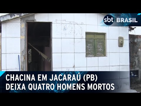 Quatro homens são assassinados na Paraíba | SBT Brasil (25/03/24)