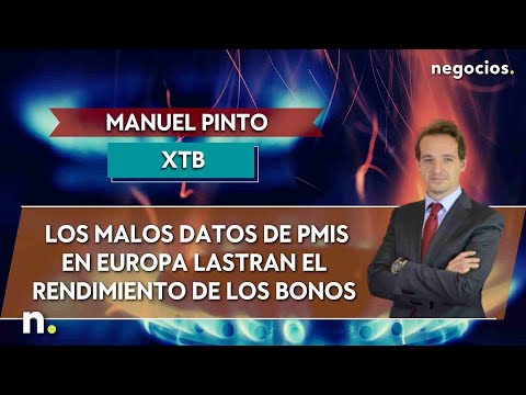 Manuel Pinto (XTB): Los malos datos de PMIs en Europa lastran el rendimiento de los bonos