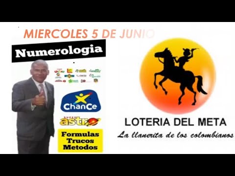 Resultado LOTERIA DEL META Miercoles 5 de Junio de 2024