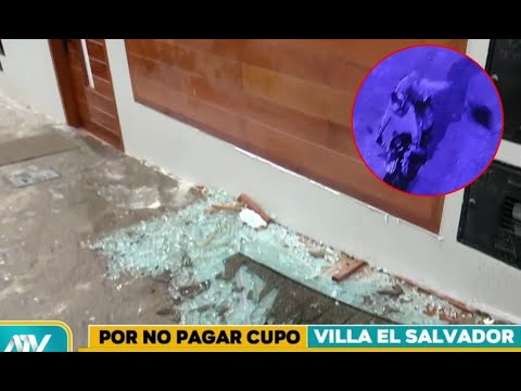 Extorsión con dinamita en Villa el Salvador por cobro de cupos